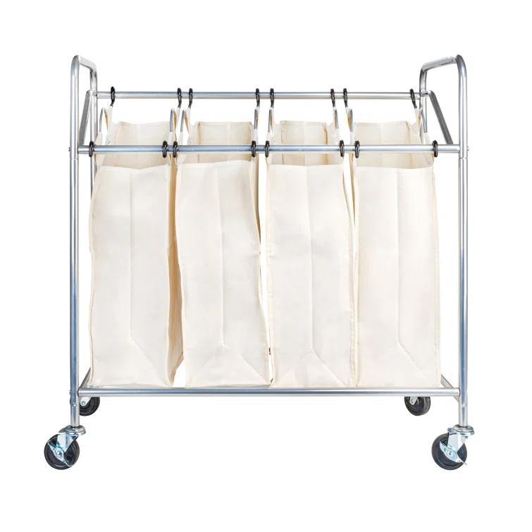 Household Essentials Rolling Laundry Hamper