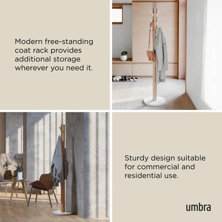 9 - Hook Freestanding Coat Rack