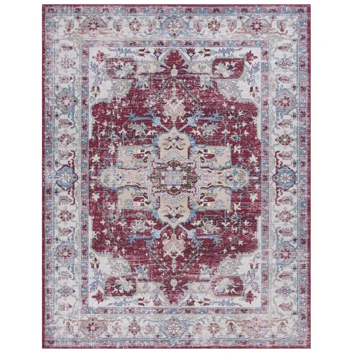 Bungalow Rose Tucson Performance Machine Washable Oriental Rug
