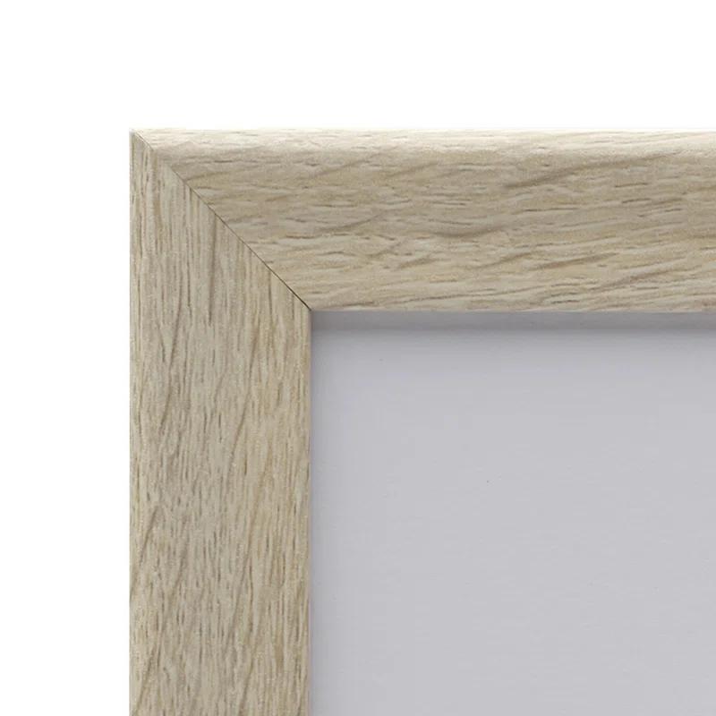 Melannco Melannco 9 Pieces 12.8 x 12.8 Inch Beige Wood Photo Frames to Hold 12x12 Photo Without Mat