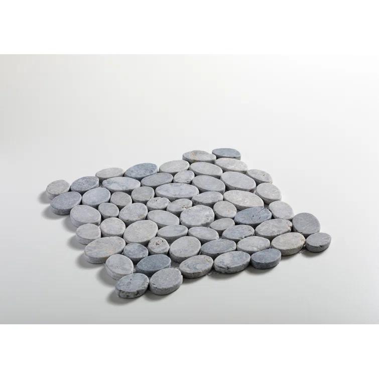 Cruz Bay Studio Natural Stone Pebbles Mosaic Wall & Floor Tile