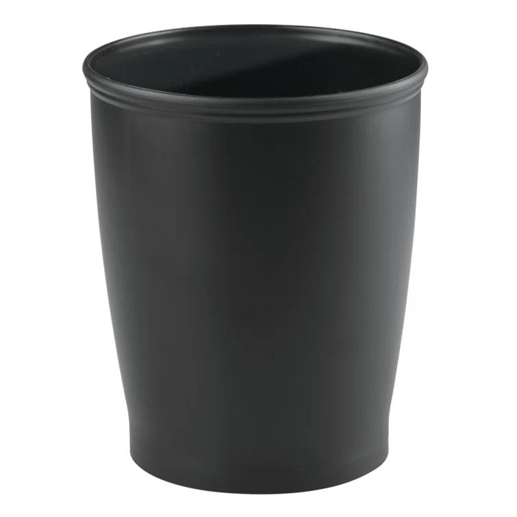 iDesign iDesign Kent Plastic Wastebasket Trash Can, 8.25" x 10"
