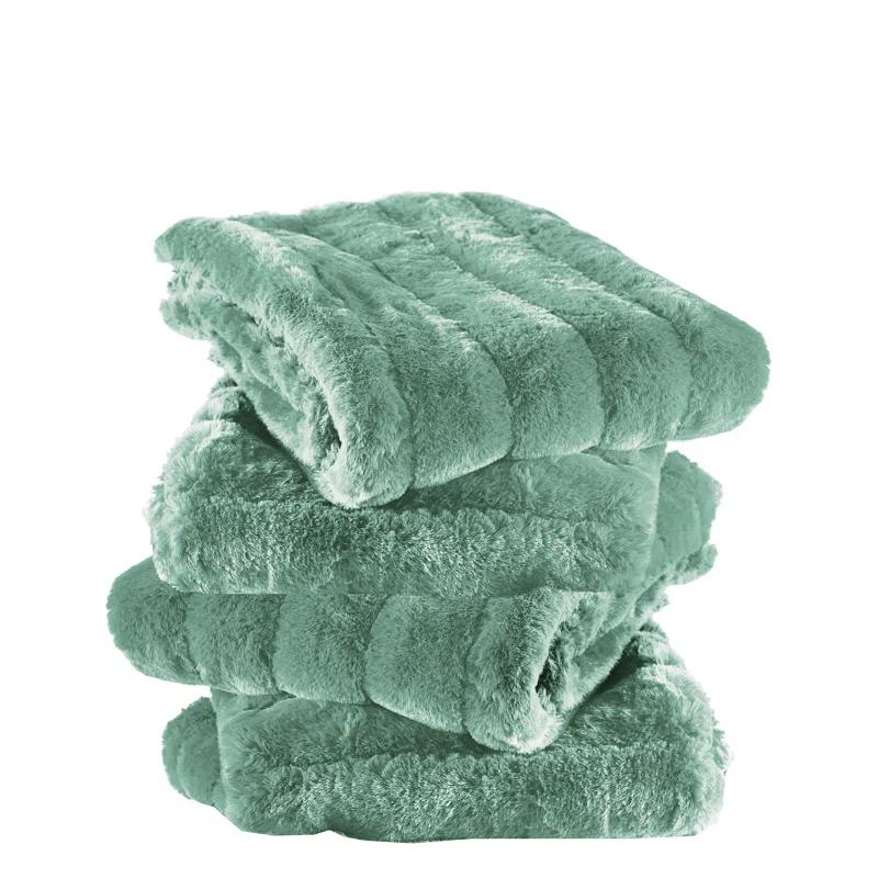 Home Soft Things Super Mink Pillow Cover (Set of 4)