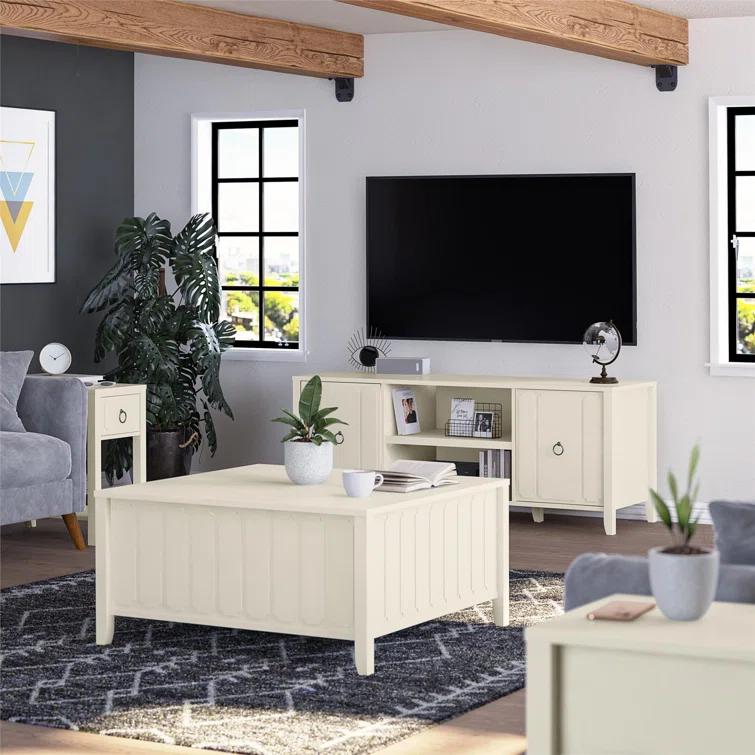 Novogratz Her Majesty End Table with Storage