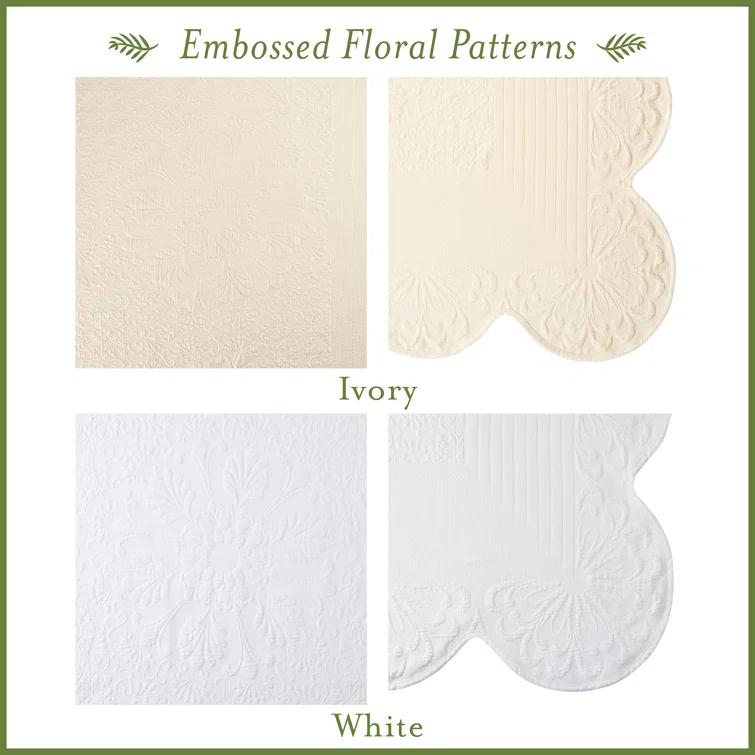 Historic Charleston Historic Charleston Charleston Estate Sham, Scalloped Pillow Cover, Single