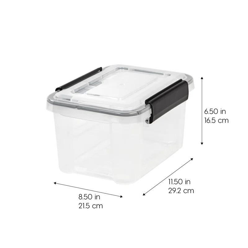 IRIS USA, Inc. 6.5 Qt./2 Gal. Weatherproof Storage Tote