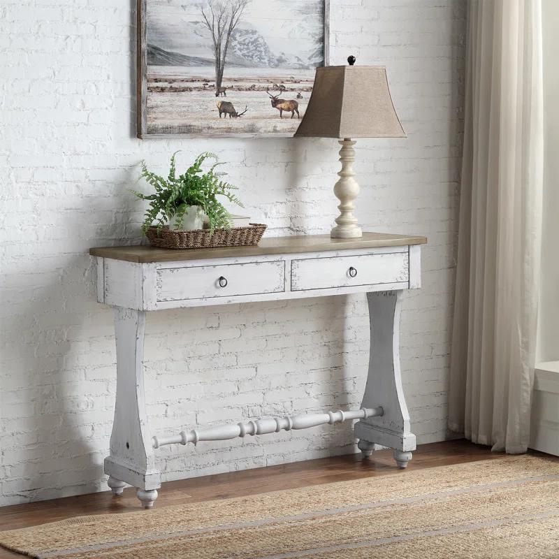 One Allium Way® Carminda console table, entryway table, foyer table with 2 drawers