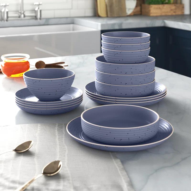 Stone Lain Lauren 16-Piece Dinnerware Set Stoneware