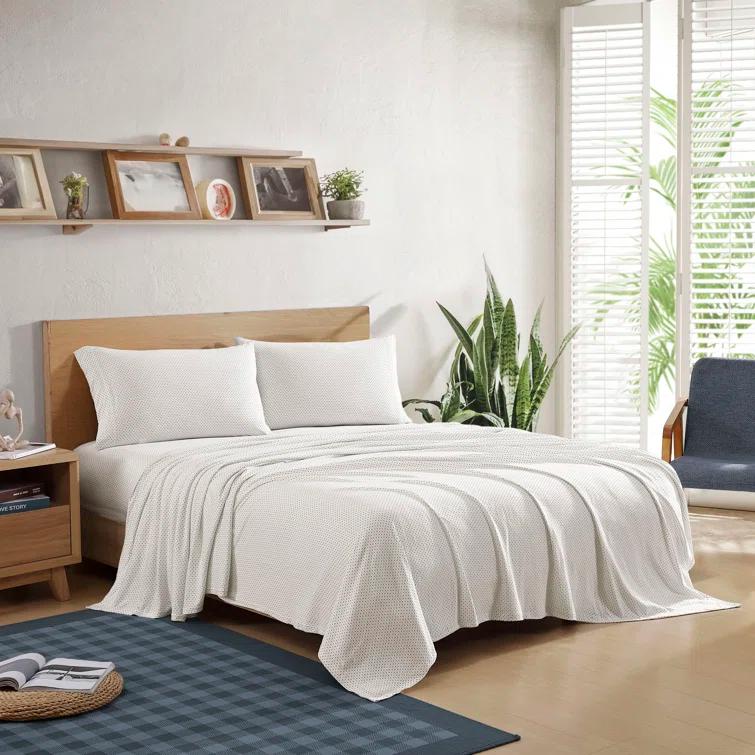 Brielle Jersey Cotton Blend Jersey Knit Sheet Set