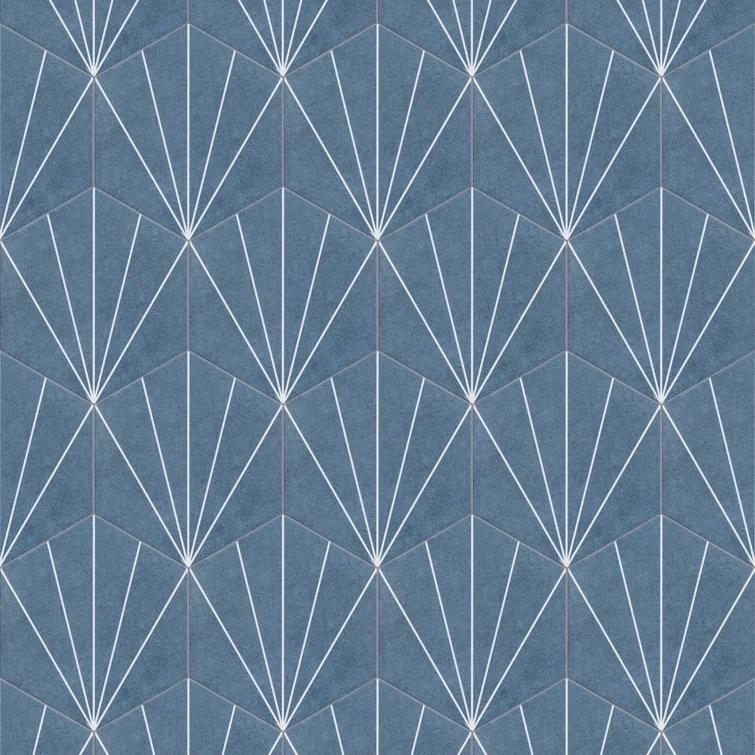 Merola Tile Aster 9" x 10" Porcelain Patterned Wall & Floor Tile