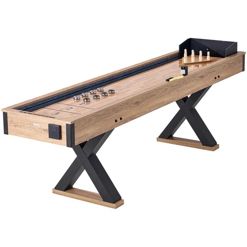 VEVOR Shuffleboard Table 2 in 1 Shuffleboard and Bowling Combo Game Set