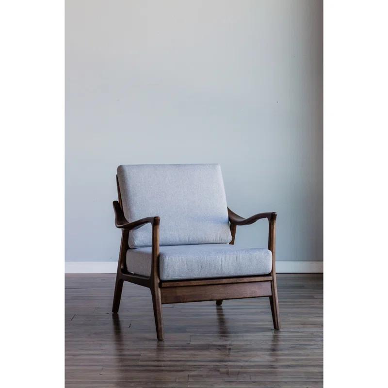 George Oliver Boye Slate Lounge Chair with Removable Cushions
