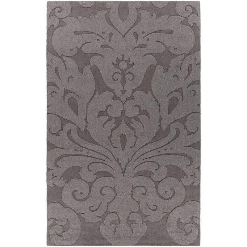 Chandra Rugs Raya Performance Wool Damask Rug