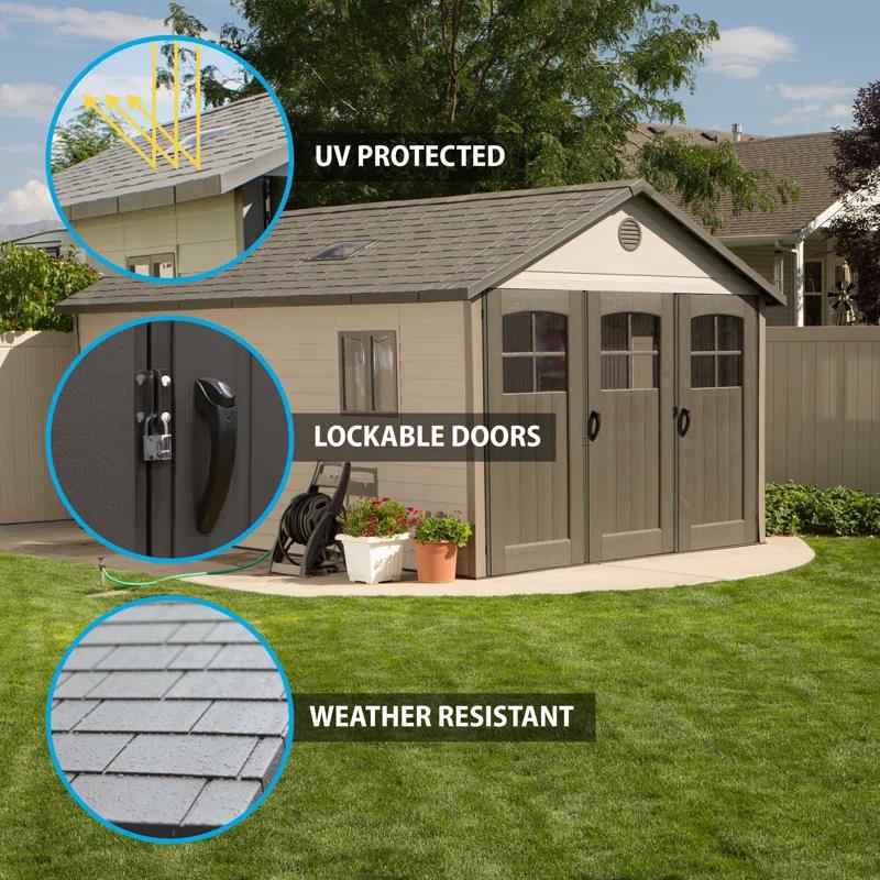 Lifetime LIFETIME 11 Ft. X 18.5 Ft. Outdoor Storage Shed