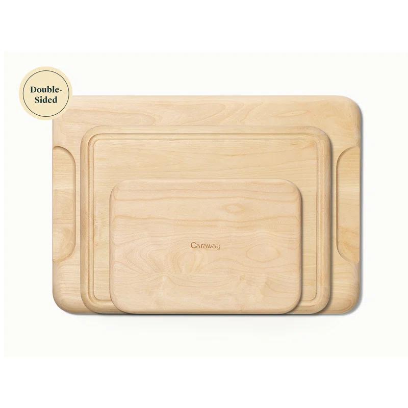 Caraway Birch Wood 4-Piece Cutting Board Set