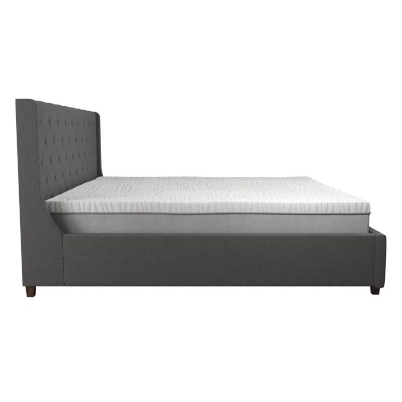 CosmoLiving by Cosmopolitan Mercer Tufted Upholstered Platform Bed