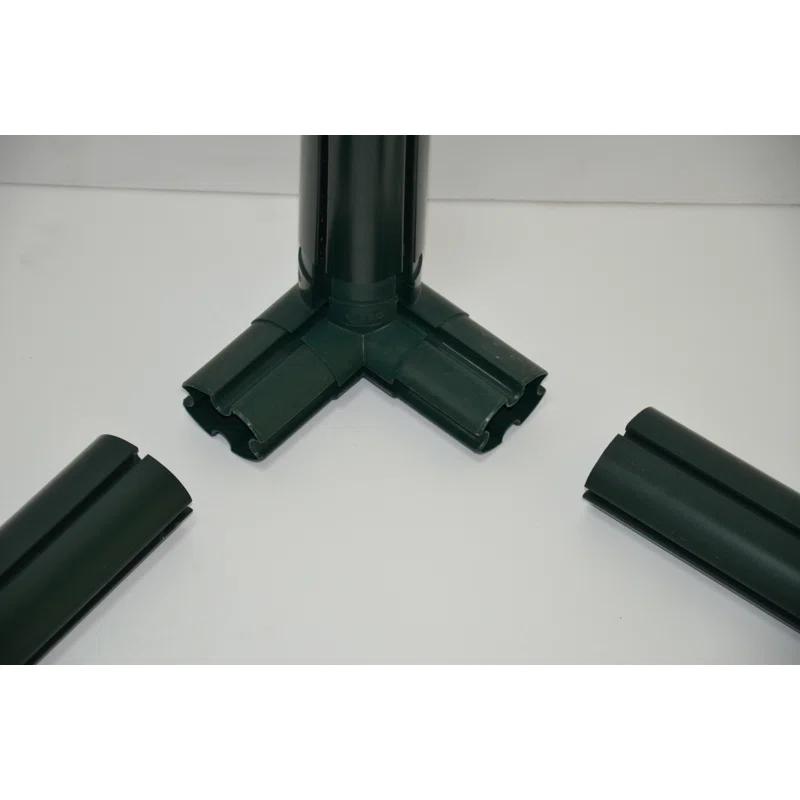 Canopia Palram - Canopia Grand Gardener 2 - 8' W x 20' D Walk-In Hobby Clear Polycarbonate Resin Frame Greenhouse Kit with Roof Vent and Base - Green