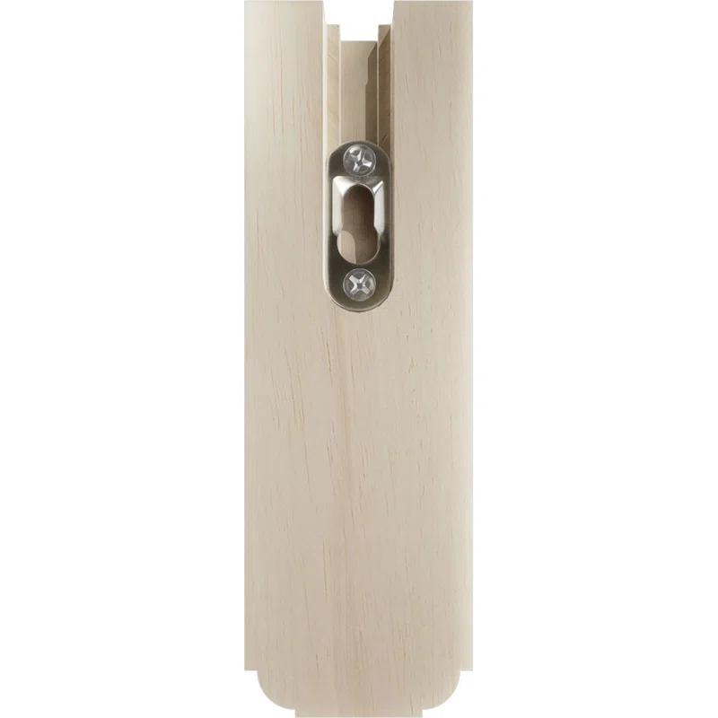 Ekena Millwork 1 3/4"W x 5 1/2"D x 5 1/2"H Stratford Wood Bracket, Rubberwood
