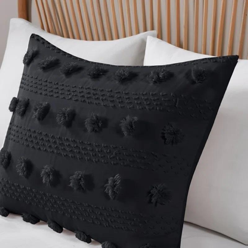 Intelligent Design Clip Jacquard Duvet Cover Set