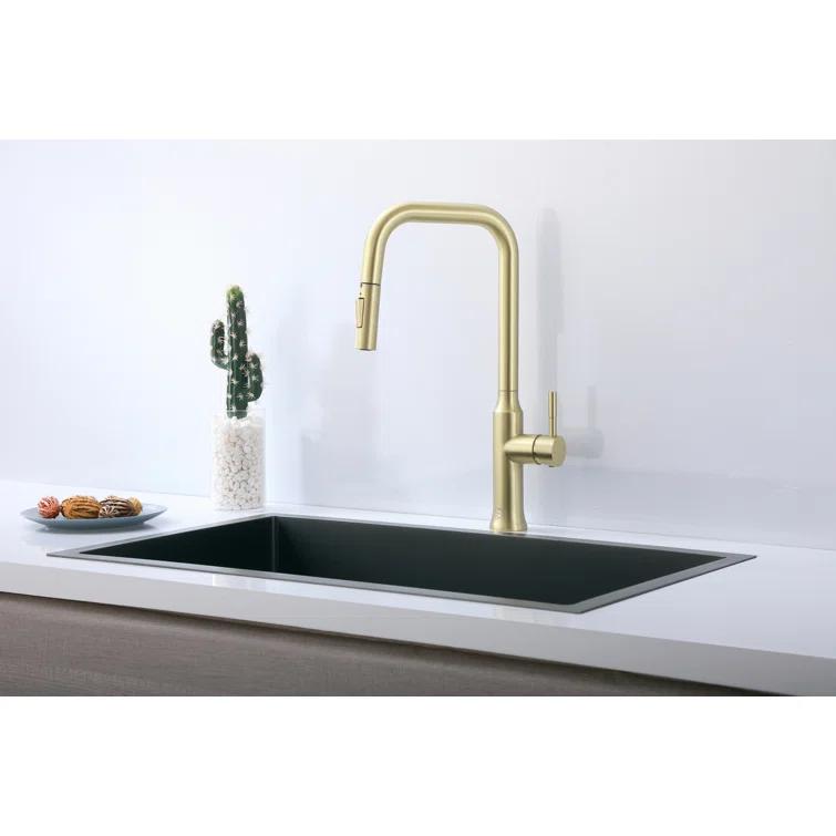 Elegant Lighting Noor Pull Down Kitchen Faucet