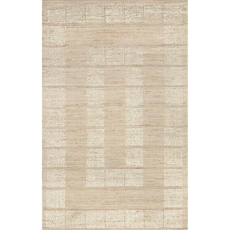 Latitude Run® Oden Textured Jute and Wool Area Rug