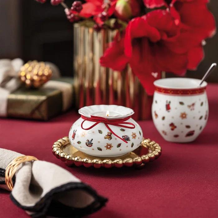 Villeroy & Boch Villeroy & Boch Toys Delight Decoration 4" Porcelain Tabletop Tealight Holder
