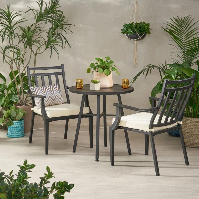 Red Barrel Studio® 3-Piece Metal Outdoor Bistro Set