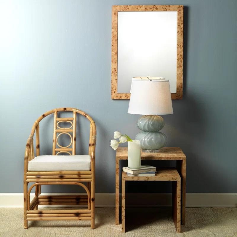 LOOMLAN Wood Flat Wall Mirror
