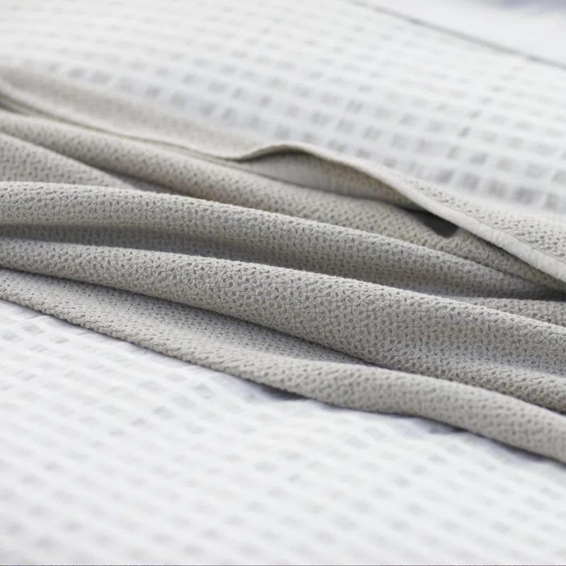 Coyuchi Honeycomb Hand Woven Throw Blanket