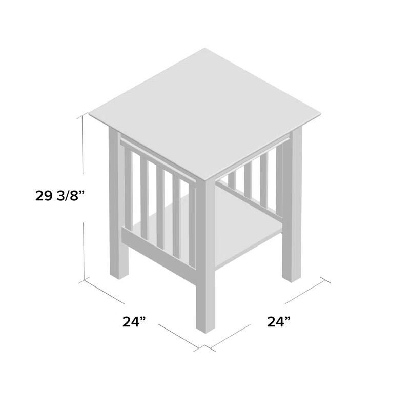 Laurel Foundry Modern Farmhouse® Moffett Solid Hardwood Printer Stand