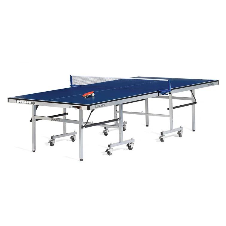 Brunswick Billiards Smash 5.0 Foldable Indoor Table Tennis with Paddles and Balls (18mm Thick)