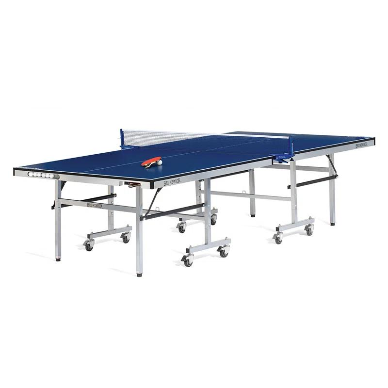 Brunswick Billiards Smash 5.0 Foldable Indoor Table Tennis with Paddles and Balls (18mm Thick)