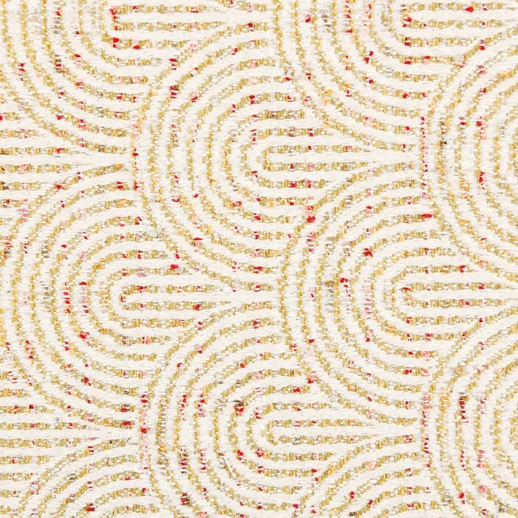 Scott Living Scott Living Heritage Upholstered Headboard with Cut Out Design - Honey