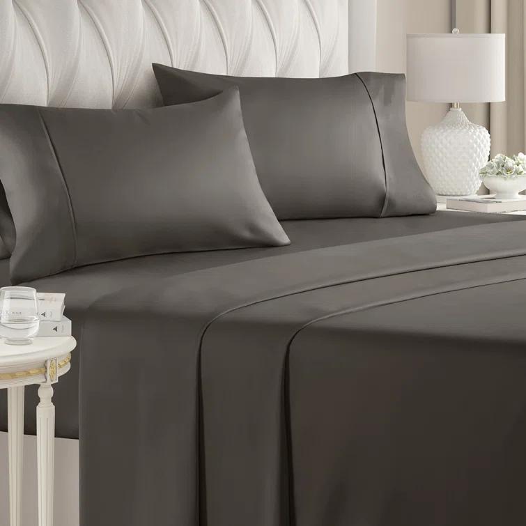 CGK Linens 4 Piece Sheet Set Premium Cooling, Soft & Wrinkle Free Sheet Set