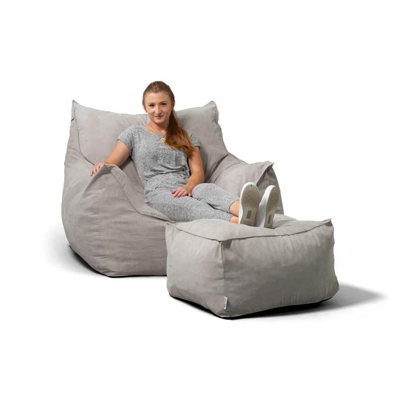 Big Joe Upholstered Pouf