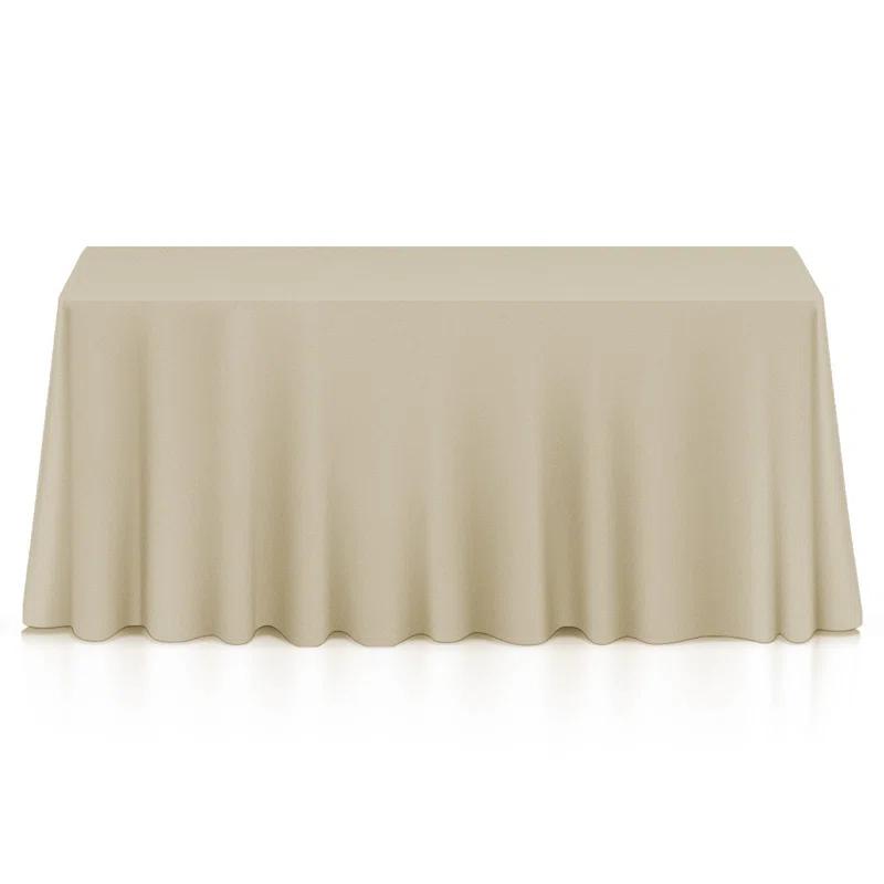 Lann's Linens Solid Color Rectangular Tablecloth