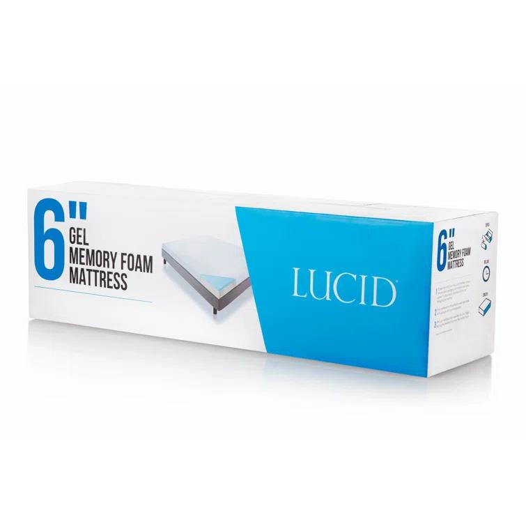 Lucid LUCID Firm Cooling Gel infused Memory Foam Mattresses