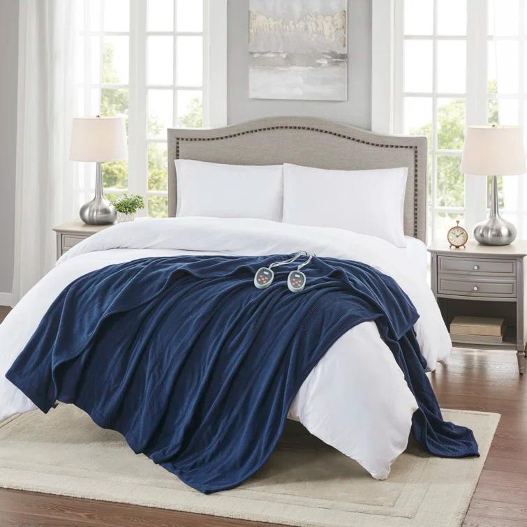 Beautyrest Electric Micro Fleece Heated Blanket & Reviews | Wayfair