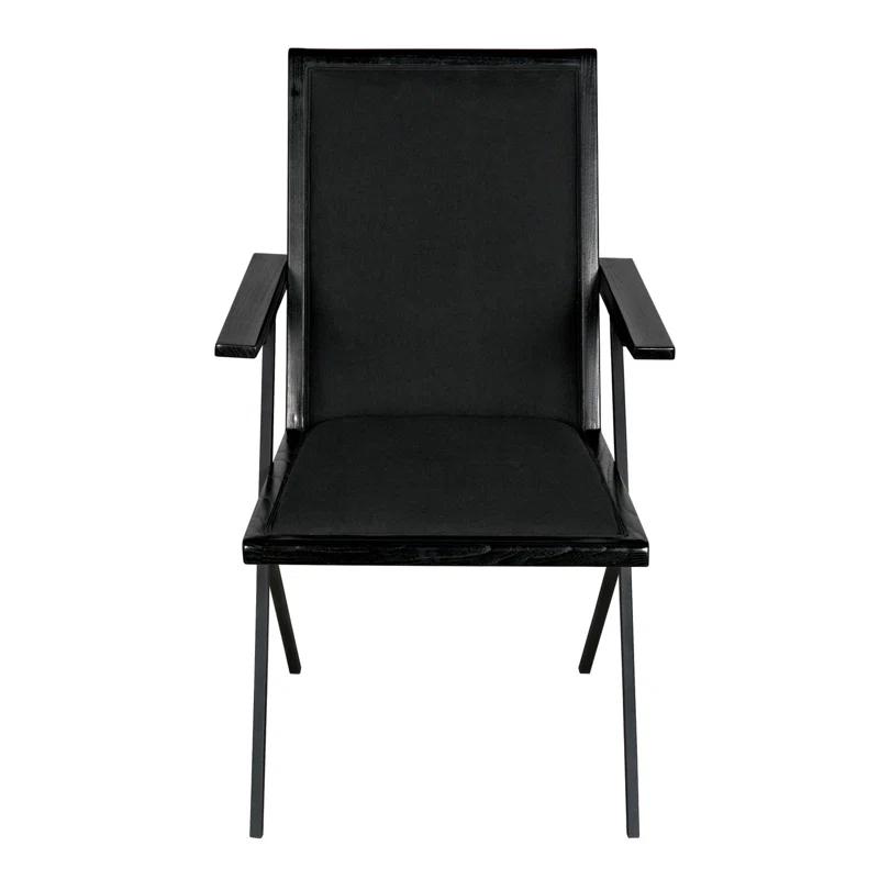 Noir Henderson 18'' H Cotton Upholstered Armchair