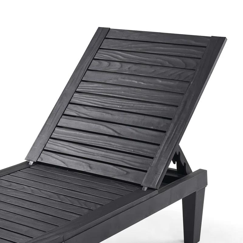 Nestl Nestl Waterproof, Lightweight, and Adjustable Outdoor Polyresin Chaise Lounge Chair Set (Set of 2)