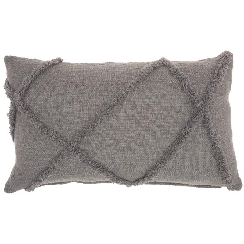 George Oliver Britney Ruffled Cotton Throw Pillow