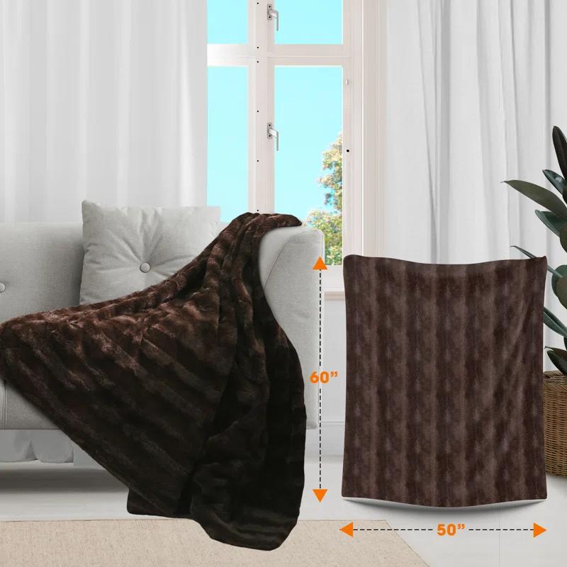 Cheer Collection Plain Weave / Muslin Throw Blanket
