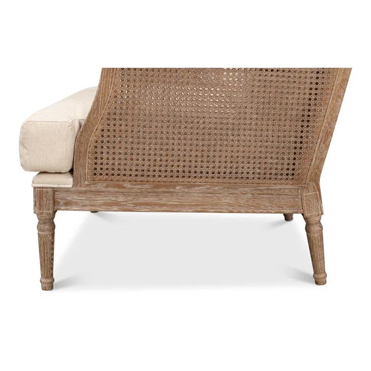 Sarreid Ltd Ava Upholstered Wingback Chair