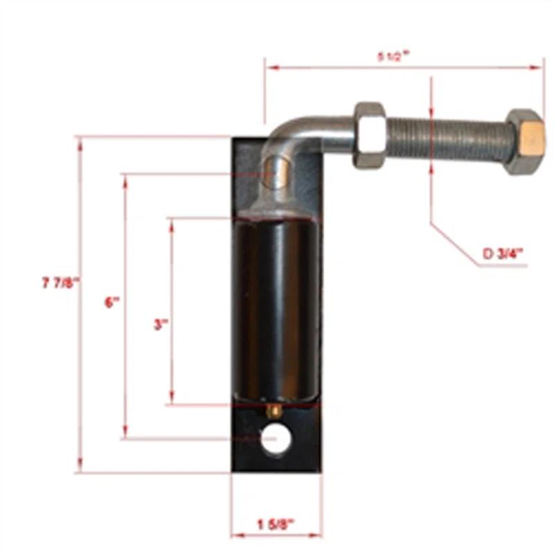 ALEKO Hinge J-Bolt for Driveway Gates Metal Bolts & Screws