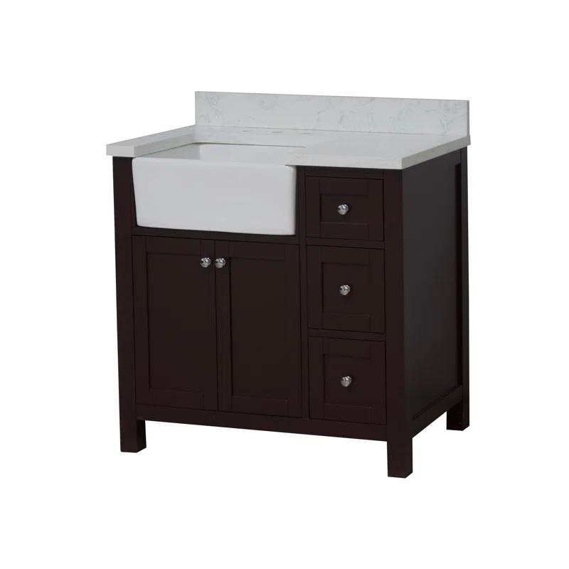 Red Barrel Studio® Yorkshire 36" Single Bathroom Vanity Set