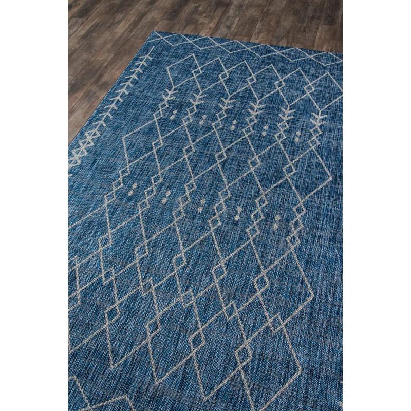 Momeni Villa Monaco Blue/Gray Indoor/Outdoor Rug