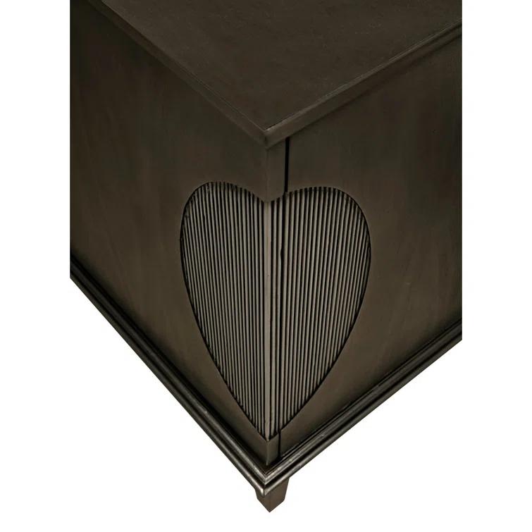 Noir Dumont 74.5'' Solid Wood Sideboard