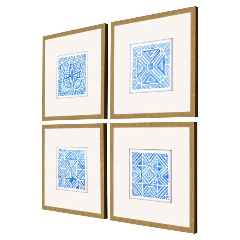 Paragon " Indigo Geo S/4 " by Inspire Studio 4 - Pieces