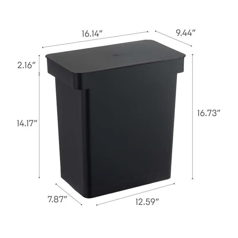 Yamazaki Home Tower 6.6 Manual Lift Trash Can