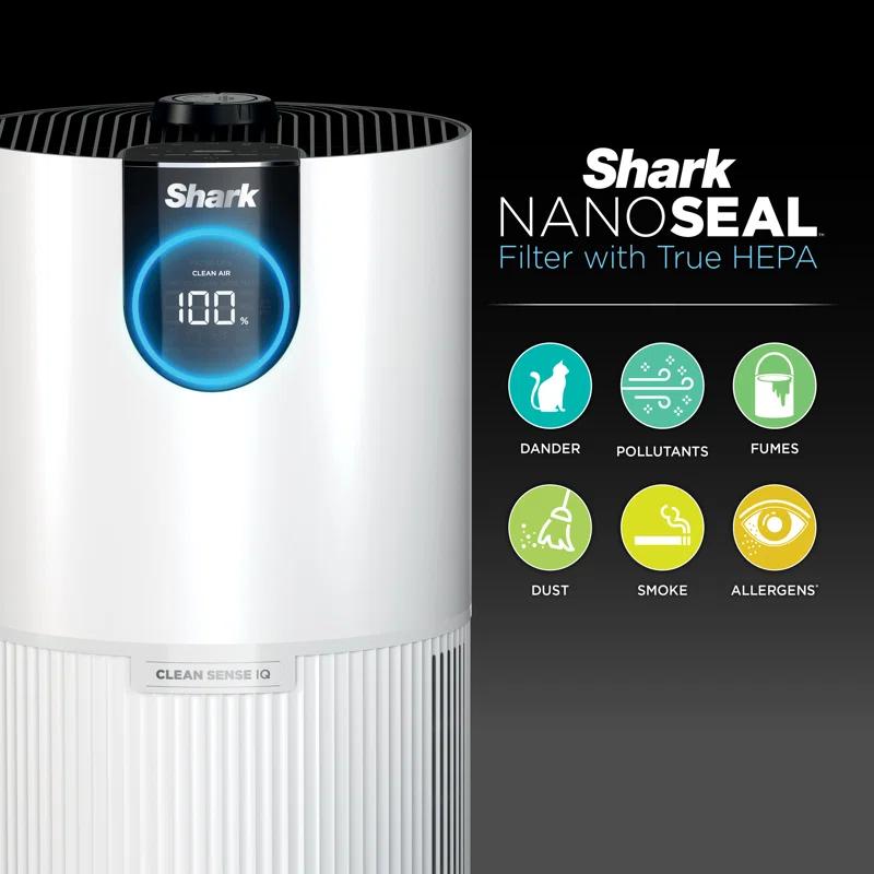 Shark Shark HP132 Clean Sense Air Purifier with Odor Neutralizer Technology, HEPA Filter, 500 sq. ft.White